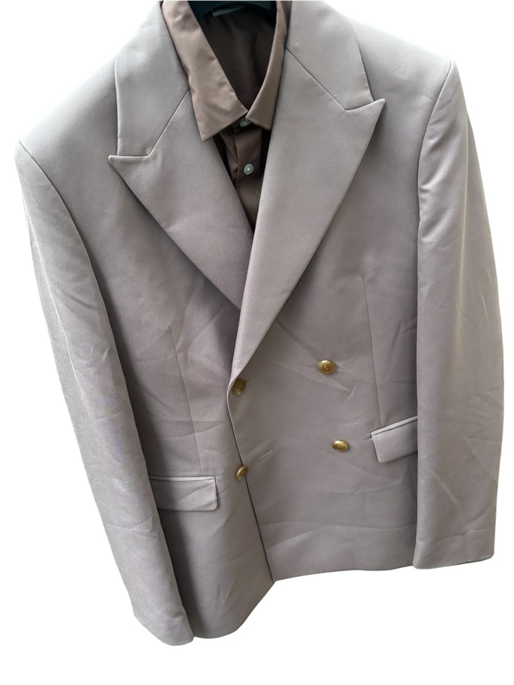 ASOS Design Mens Double Breasted Suit Dusty Pink 36R Pants Shirt 30 32 Nordstrom